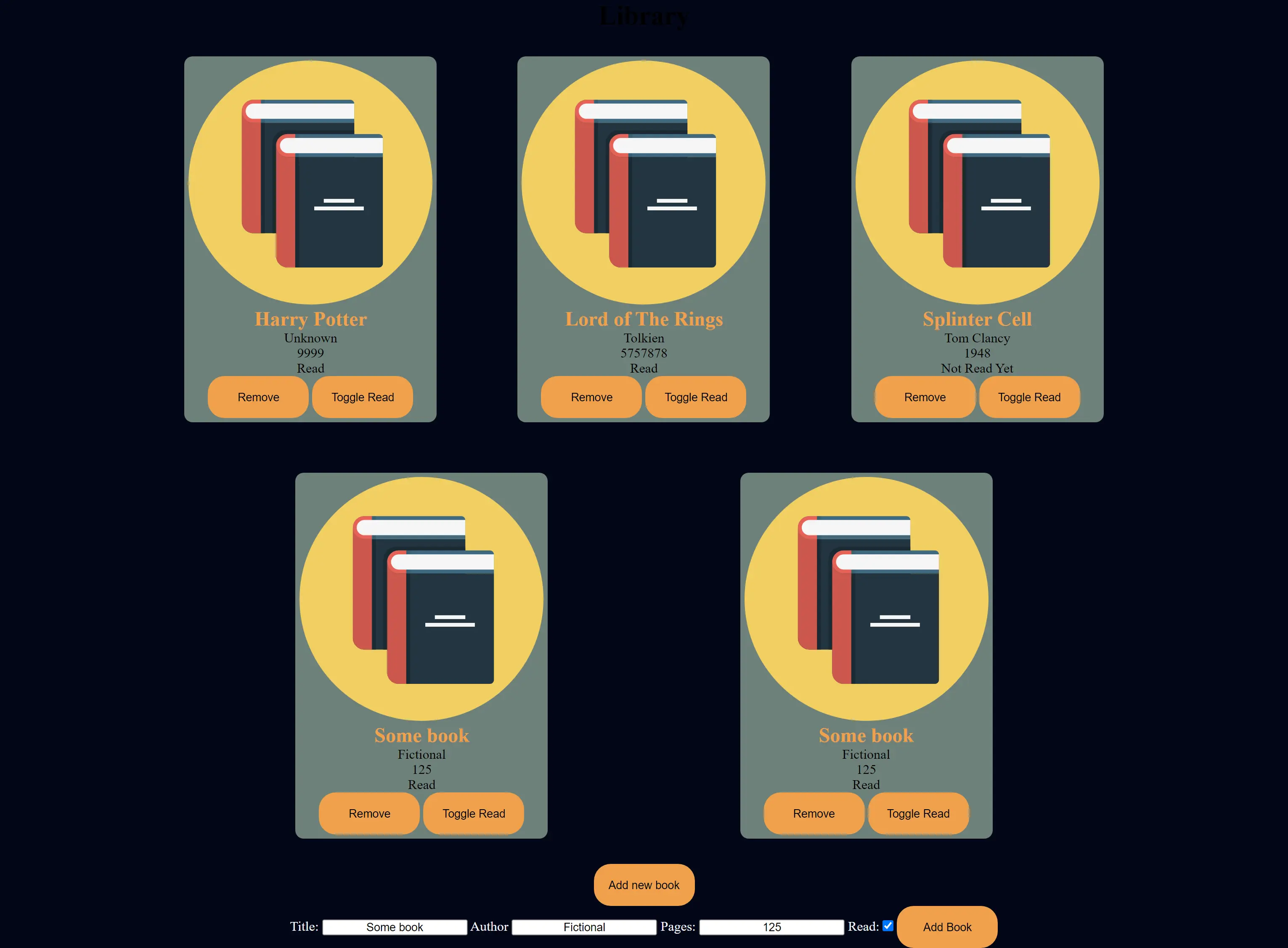 Library APP Site